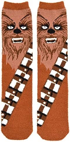 Мъжки чорапи за Cosplay с пълна герой от Междузвездни ВОЙНИ, Чубака, Меки Пухкави Чорапи за екипажа