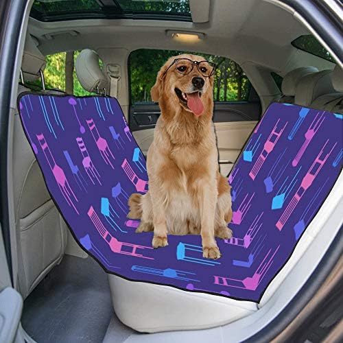 Калъф за седалка кучета ENEVOTX По Поръчка, Удобен за потребителя Дизайн, Красиви Калъфи за автомобилни седалки с принтом за Кучета,