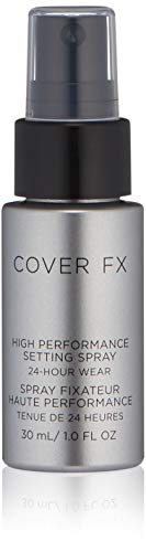 COVER FX - високоефективен спрей за определяне на размер, за да се движат и идеална компактна пудра за фиксиране, лесен размер, за да