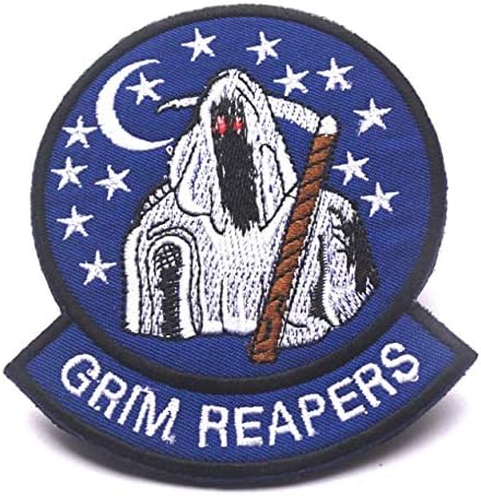 Air Force Black Ops Area 51 4451st Мрачни Жетварите Военна Нашивка Тъкани Бродирани Икони Нашивка Тактически Етикети за Дрехи