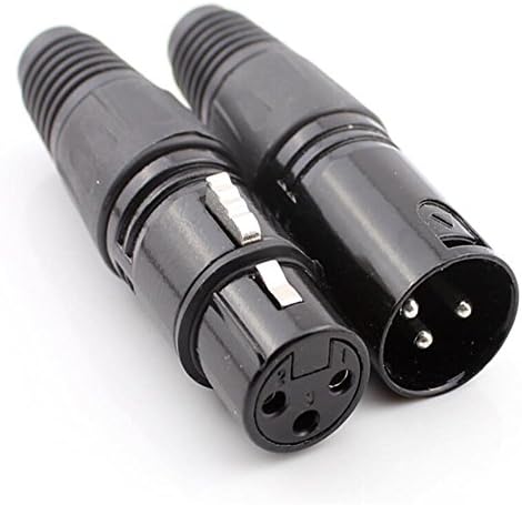10 двойки XLR 3-Пинов Конектор за мъжки и женски микрофон Snake Plug Аудио Кабел За Микрофон Конектор