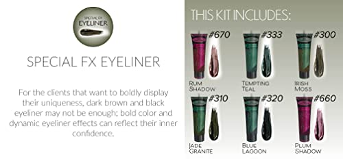 Мини-комплекти за очна линия SoftAP PMU Color Eyeliner за редовни козметични процедури (специална очна линия FX)