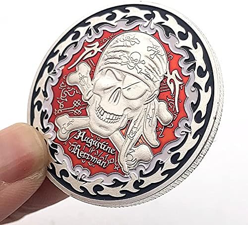 Пиратски Кораб Сребърно Покритие Монета Предизвикателство Творчески Сувенирни Монети Аксесоари За Декорация На Дома
