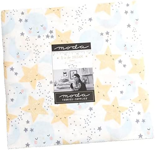 Хартия + плат D за бутер торта Dream Flannel Junior 20 Квадратчета с размер 10 инча Moda Fabrics 25122JLCF, Разнообразни, 10 инча