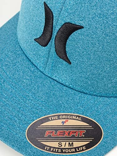 Бейзболна шапка Hurley Men ' s Icon Textures Flexfit с текстура за мъже