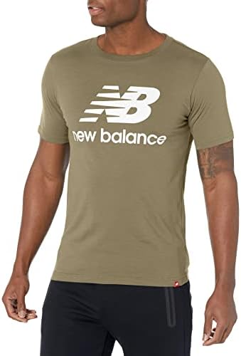 Мъжки дрехи New Balance Essentials С Сборчатым логото с Къс ръкав