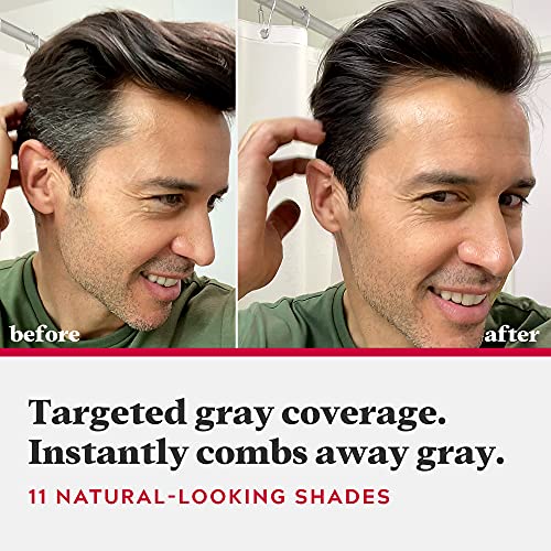 Мъжка боя за коса Just For Men Лесно Comb-In Color (по-Рано Autostop), Лесно нанасяне, без смесване, Средно-Тъмно-кафяв цвят,