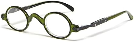 Calabria R314/R501S Реколта Ретро Метални Очила за Четене за Мъже и Жени, Дизайнерски Очила за четене Professor Round One, Унисекс