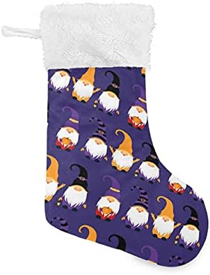 Коледни Чорапи ALAZA с Джуджетата на Хелоуин, Класически Персонализирани Големи Чулочные Украса за Семейни Тържества, декорация