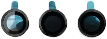 Защитното Стъкло на обектива на камерата SYSTEM-S за iPhone 13 Pro + Max черен цвят