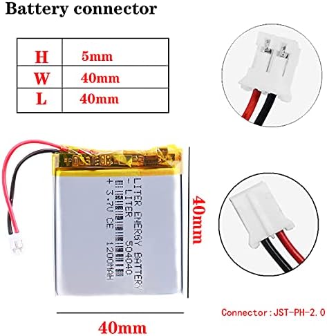 Литровата акумулаторна батерия energybattery 3,7 В Lipo Батерия 1200 mah Акумулаторна Литиево-йонна Полимерна Батерия 504040