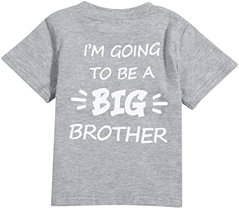 Тениски с обявяването на Старши Брат, Тениски с Надпис Big Bro за деца, Рекламирани Екипировки Big Brother, Блузи с къс ръкав