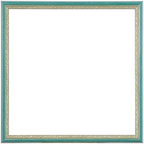 Рамка за снимки Ларсън Jules Majorca, квадратна, Диаметър 7,9 инча (20 см), x 7,9 7,9 инча (200 x 200 мм), сребриста x синя