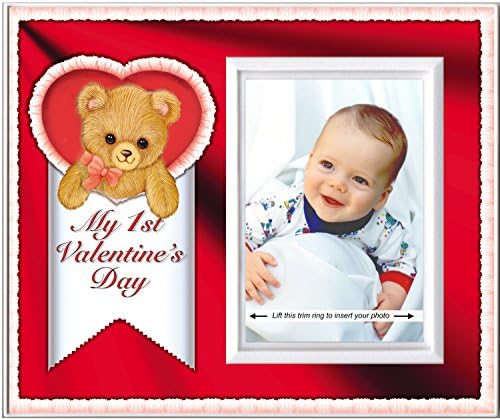 Рамка за снимки от Първия Ден на Св. Валентин за бебето | Подарък за Свети Валентин за дете | Цветен интериор за детска стая