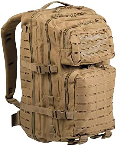 Тактическа раница с голям размер BaHoki Essentials - Военен раница с торби Molle - Регулируем чанта от вентилирани мрежа (на горски
