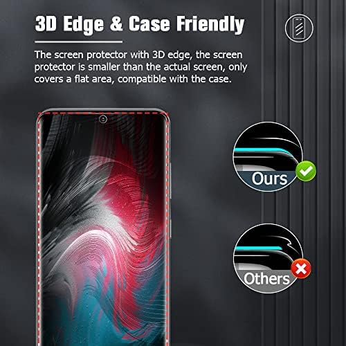 [2 + 2] Защитно фолио за екрана и камера на Galaxy S20 Ultra Glass, устойчиво на надраскване закалено стъкло HD Clear 9H, отключване на пръстови