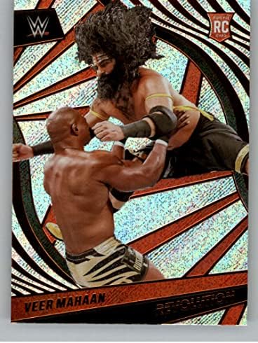 Търговска карта 2022 Панини Revolution WWE 98 Veer Mahaan Raw Борба Trading Card