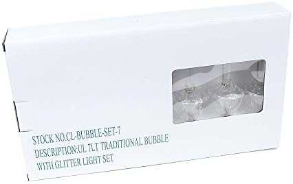 Novelty Светлини, Inc. Нови светлини, Inc. CL-Bubble-Set -7 традиционните вана тела и стрингеров, 7 Прозрачни вана течности
