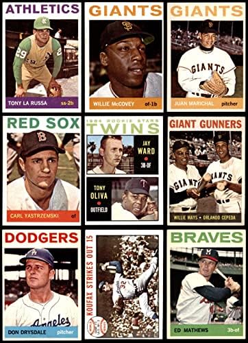 1964 Бейзболен Топпс Почти в пълен комплект (Baseball Set) EX