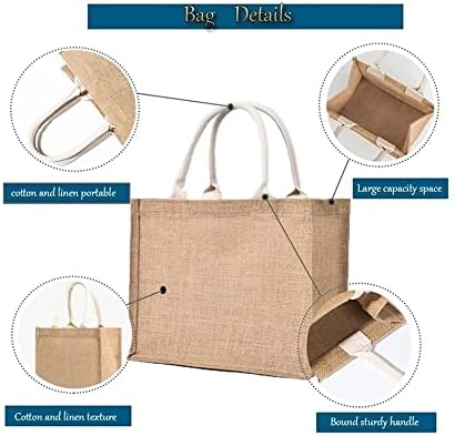 Плажна чанта-тоут Itsgo DIY-Изработена по поръчка Уникална чанта-тоут с Акварельными бои-за многократна употреба бяло платно-DIV Ръчна изработка,