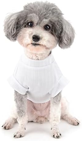 Zunea Ризи за кучета с D-Образен пръстен за Малките Кучета, Лятна тениска за Кученца за Момичета И Момчета, Мек Дишащ Жилетка, Риза Без Ръкави,