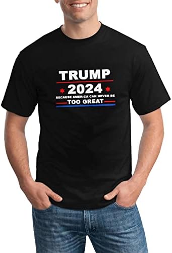 Тениска DPFHL Земеделските производители за Тръмп 2024, Дамски Мъжки t-shirt, Удобна Риза с къс ръкав
