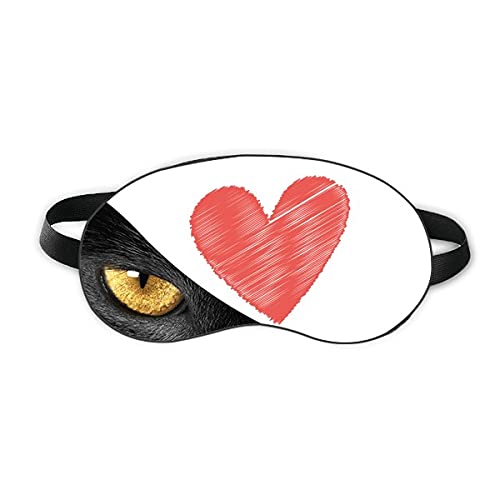 Облегалката за глава за очите във формата на Червени Сърца за Деня на Св. Валентин, Тъмна Косметологическая Хастар