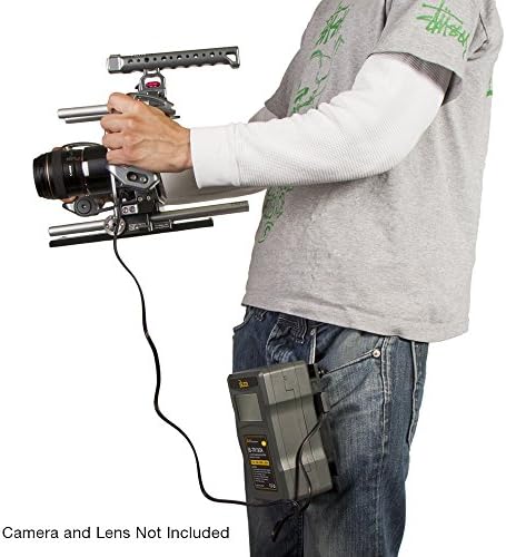 Ikan BMPCC-PWR-BC-P Blackmagic Имат Кинокамера с Клипс за колан DV Power Kit за Panasonic D54 (черен)