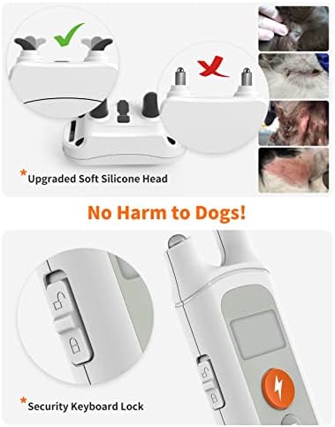 Ударни нашийник за кучета - Електрически нашийник за дресура на кучета с дистанционно управление на 2600 МЕТРА - 3 режима на