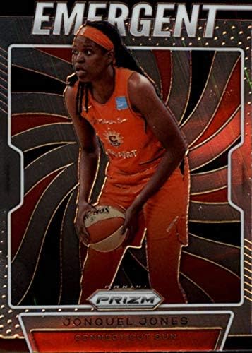 Призмен WNBA 2020 Възникващ 1 Джонквел Джоунс, Кънектикът Сан, Официалната търговска картичка Панини America по баскетбол при жените (ленти