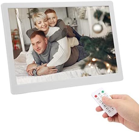 Дигитална рамка за снимки, 15.4-инчов HD led дисплей 1280x800 P Smart WiFi Електронна Рамка за снимки, Поддръжка на слайдшоу, видео и музика, Подарък за баби и дядовци (штепсельная