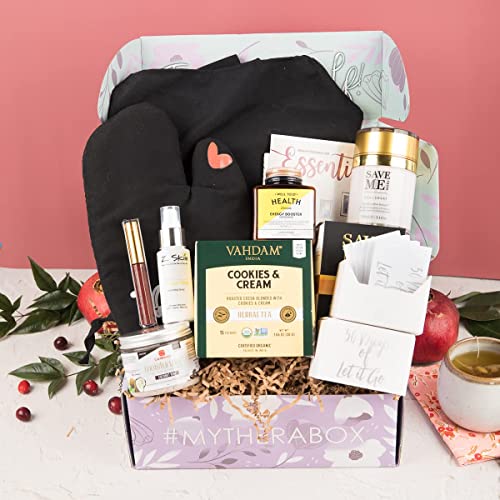 TheraBox Mystery Box с 8 продукти за здраве и грижа за себе си - Изненада Mystery Box, който жените обичат като подарък за грижа
