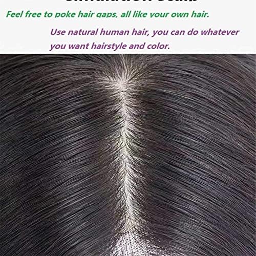 Перуки XZGDEN Перука от Бразилския косата 13 4 Перуки от косата на Дантели, Съвместими с женски Перуки Кафяв цвят, Дълги прави Перуки Плътност
