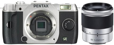 Компактен системна камера Pentax Q7 На 12.4 Mp 06-телеобъективным увеличение от 15-45 мм f2.8 (сребрист)
