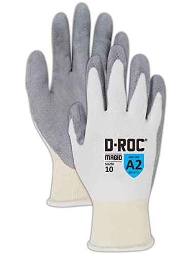Работни ръкавици MAGID с общо предназначение, устойчиви на гумата ниво А2, 96 PR, Суха улавяне, С антиоксидантна полиуретанова боя С