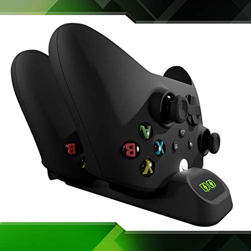 Зарядно устройство за контролер Orzly Xbox Series X|S, Двойно Зарядно устройство, Поставка за контролер USB Type-C за Xbox Series X|S,
