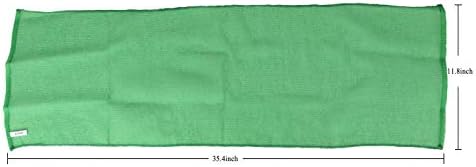 KAKOOI Дълга Отшелушивающая Найлон Баня Кърпа /Хавлия, Магическа Гъба за Душ за тяло, от 35 см (2 бр. с Различна грапавост, зелено