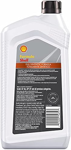 Формула моторни масла Shell Full Synthetic 10W-30 (1 литър, опаковка от 6 броя)