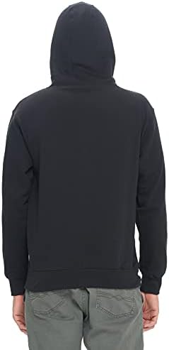 PROGO USA Мъжки Пуловер С качулка Свободно, намаляване, Плътни Уютни Флисовые Блузи с качулка