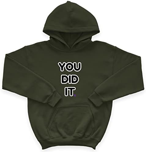 Детска hoody с качулка от руно Гъба You Did It - Детска hoody с думата дизайн - Hoody с принтом за деца