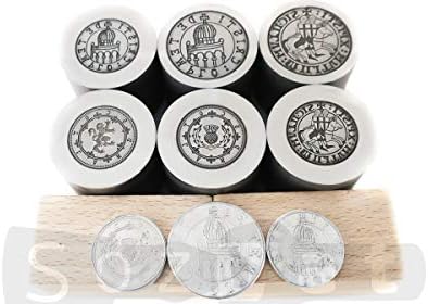 Изработена по поръчка Монета Умира за сеченето на монети, Печата монети Умира Персонализирани Кръгли Щанци за пробиване на Метал