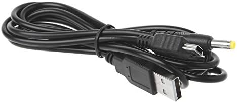 2-в-1 USB Кабел за данни, Зарядно Устройство, кабел за зареждане Кабел за PSP 2000 и 3000 Слот Аксесоари за PSP 2-в-1 Mini