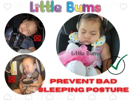 Поставка За шията дете Little Bums, u-Образна Възглавница За Пътуване (Еднорог)