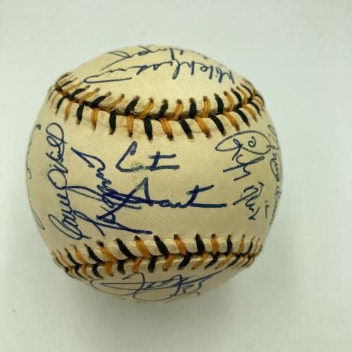 1994 Екипът на All Star Game Подписа бейзболен договор с Кърби Пакеттом , Кэлом Рипкеном - младши , JSA COA - Бейзболни
