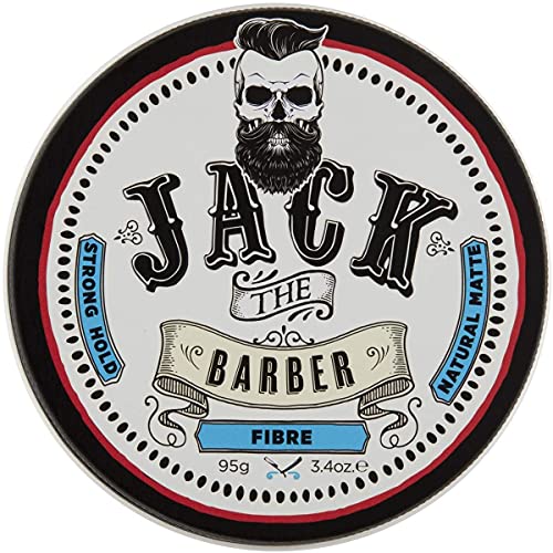 JACK THE BARBER FIBRE - Силна фиксация, Естествено матово покритие, Запълва Фините или Изтъняване на косата, моментално ги