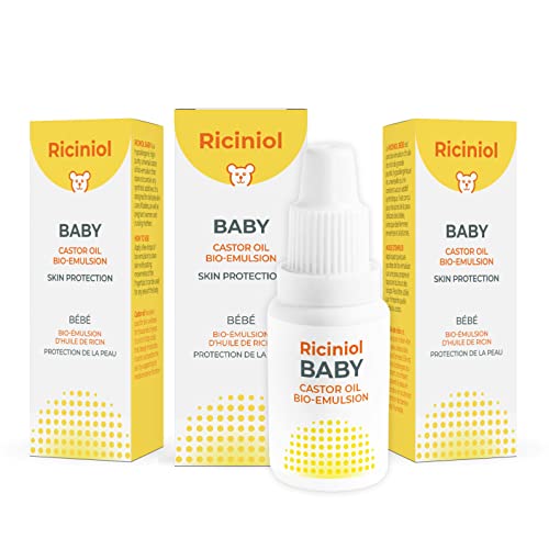 Riciniol Бебе - ПАКЕТ От 3 хранителни бебешки масла. Напълно естествена защита на кожата на бебе и мама. Отличен за суха, сърбеж