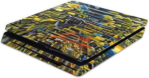 Корица MightySkins е Съвместима с конзолата на Sony PS4 Slim - Parrot Paradox | Защитно, здрава и уникална Vinyl стикер | Лесно се