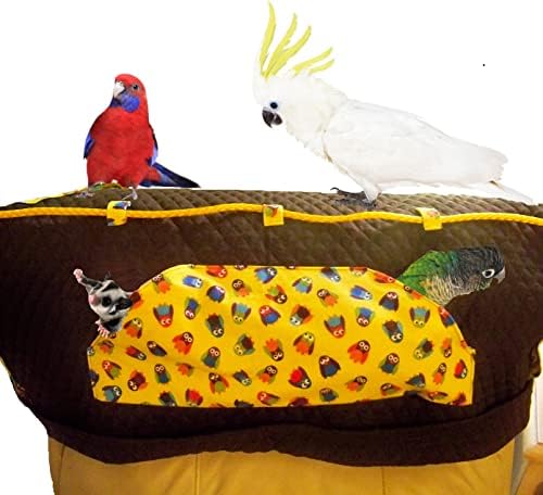 Скрийнсейвър за папагал Avianweb или стол за домашни любимци и Одеяло за забавление на домашни любимци
