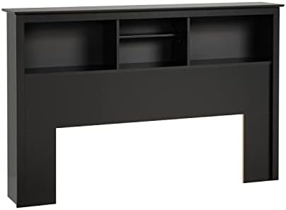 Двоен скрин Sonoma с 6 чекмеджета за спални, Черен и Отделно Стоящи шкафове с таблата размер Queen-Size, 65,75 W x 11В черно