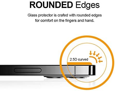 (2 опаковки) Supershieldz е Предназначен за Apple iPhone 11 Pro Max (6,5 инча) + Защитно фолио за екран от закалено стъкло на обектива